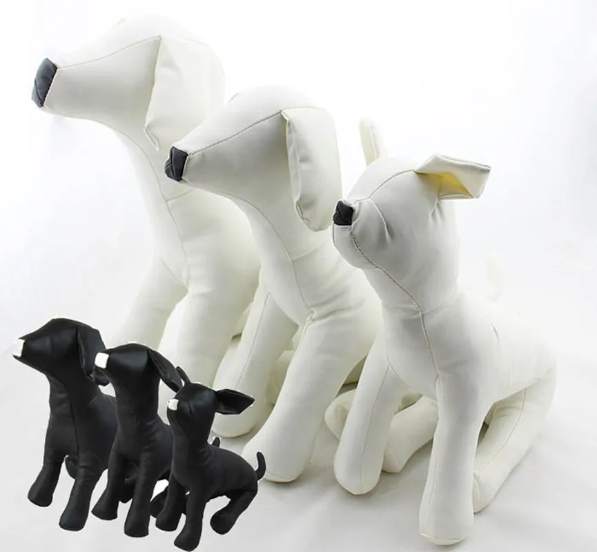 PVC Leather Dog Mannequins, Cute Pet Torsos Models, Clothing Stand, S, M, L, DMLS-001D, New