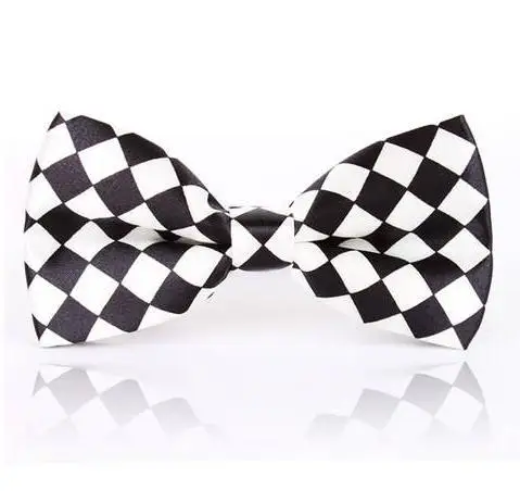 HOOYI 2018 check pattern men's bowtie bow tie knot butterflies bows neck ties