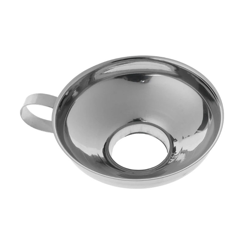 Stainless Steel Wide Mouth Canning Funnel Cup Filter 2 Size