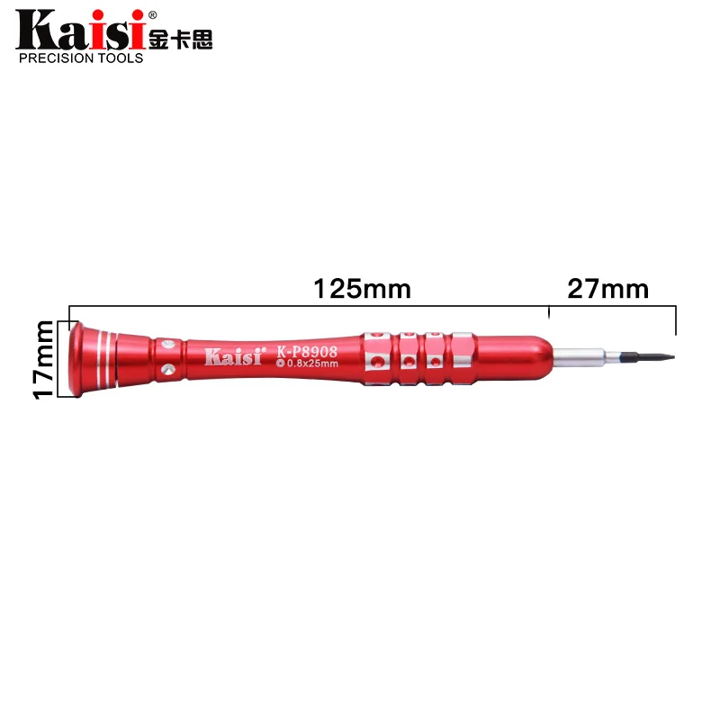 Kaisi 0.8 Pentalobe S2 Screwdriver for iPhone X 8/8Plus 7 Bottom Star Screws Open Tool