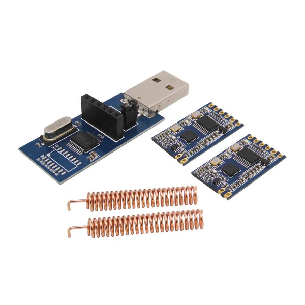 10sets/lot 1km~1.4km Wireless transceiver with TTL port RF 433MHz Transmitter receiver Module kit