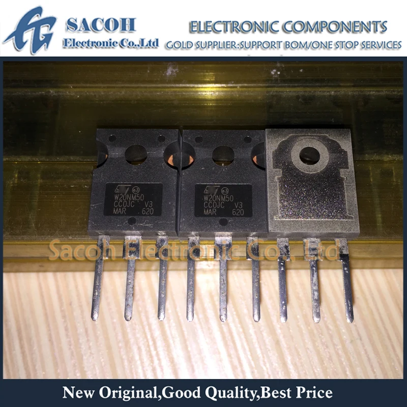 New Original 5Pcs/Lot STW20NM50 W20NM50 20NM50 OR STW20NM50FD W20NM50FD TO-247 20A 500V N-Ch Power MOSFET