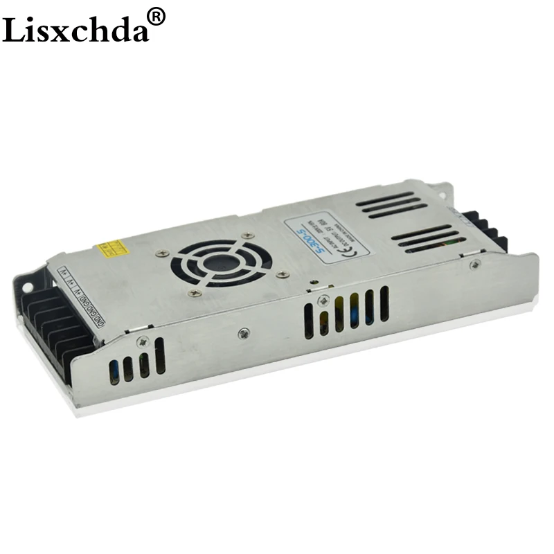 New Arrival 5V 60A 300W Switching Ultra-thin power supply Driver For LED Light Strip Display AC220V Free Shipping