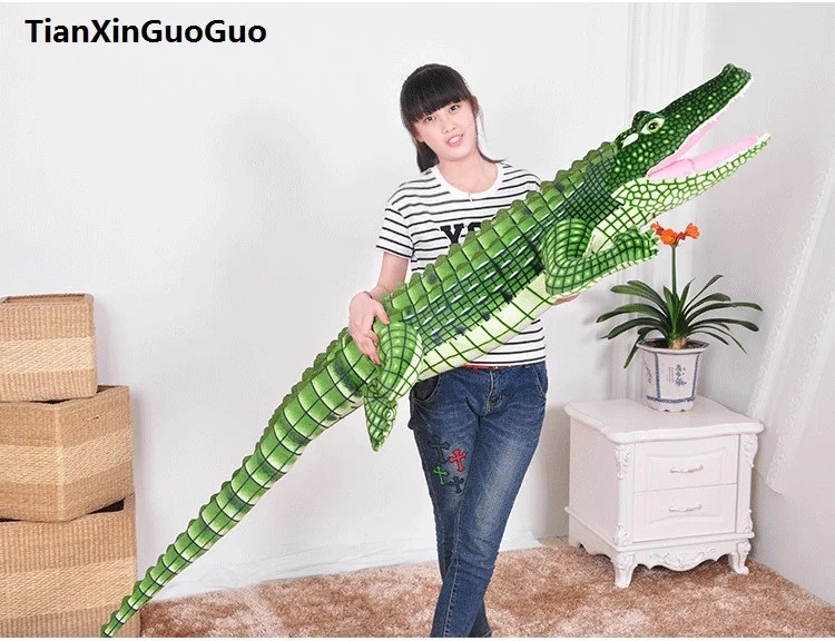 

large 200cm cartoon crocodile plush toy soft doll sleeping pillow toy birthday gift s0112