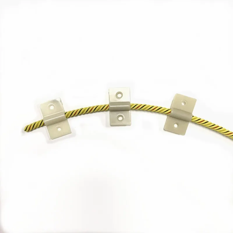 20 قطعة مشبك لاصق لتثبيت الكابل لسلك تحريض تسرب المياه/حبل الغمر عصا صلبة خط المياه مشبك لاصق لإصلاح