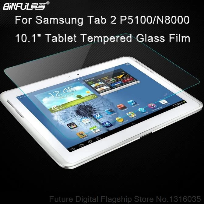 

Tempered Glass Screen Protector For Samsung Galaxy Tab 2 10.1 P5100 P5110 Note 10.1 N8000 N8010 Tablet Protective Film