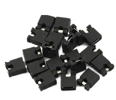 

100pcs 2.54mm Jumper Cap Mini Jumper Short Circuit Cap Contion 2.54mm