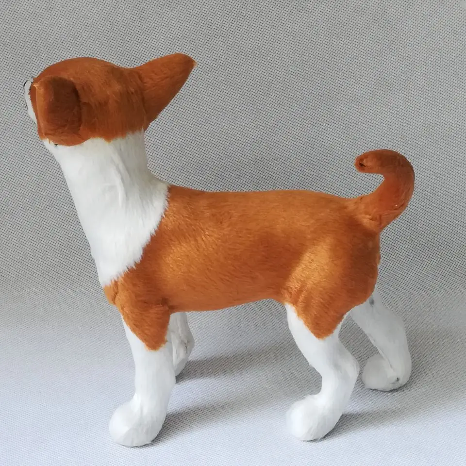 real life toy about 22x8x20cm chihuahua toy model polyethylene&furs standing dog model home decoration props ,model gift d1032