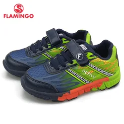 FLAMINGO Brand Summer Kids Shoes Leather Insoles Outdoor Sneakers for Children Boys Size 25-31 Free Shipping 91K-JSZ-1300