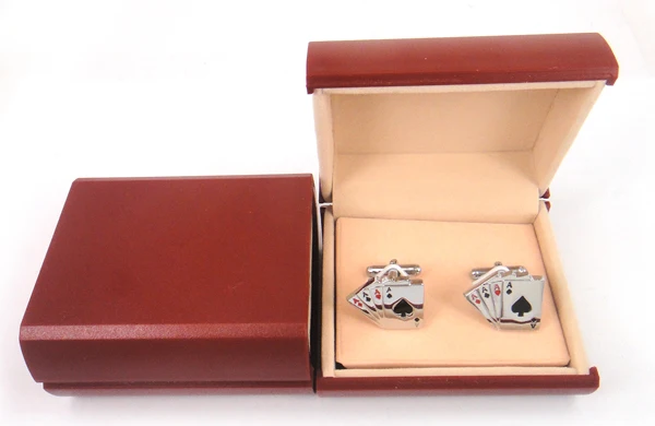 Fashion high level resine bordeaux Cufflinks box,gift box