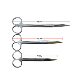 14/16/18cm Pet Veterinary  Stainless Steel hv3n Surgical scissors Surgery Anatomy Surgical Scissors Surgical Tool Kit