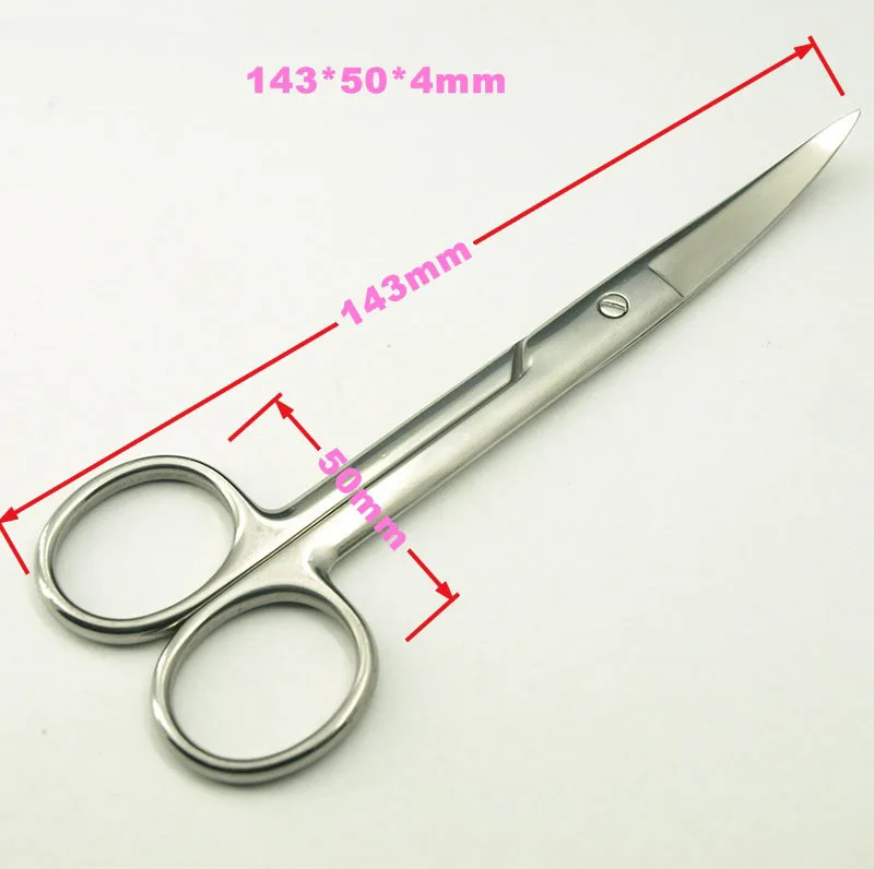 

KIMAXCOLA 1pcs Super Big Curve Head Stainless Steel Eyebrow Trimmed Makeup Tools Beauty Scissors,cuticle Scissors,worthful.