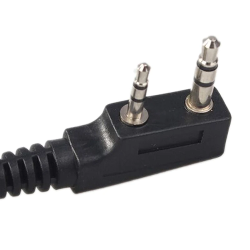 2 Pin nascosto tubo acustico microfono microfono auricolare auricolare cuffia auricolare cuffia per Kenwood Baofeng Walkie Talkie Radio