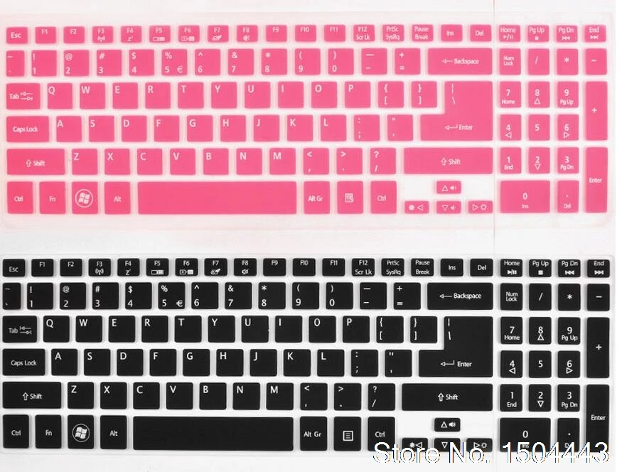 

15/17 inch Silicone Keyboard Skin Cover Protector For Acer Aspire m5-581t M3-581T M5-581G V5-551G V5-573g V5-552 V5-531p V7-582