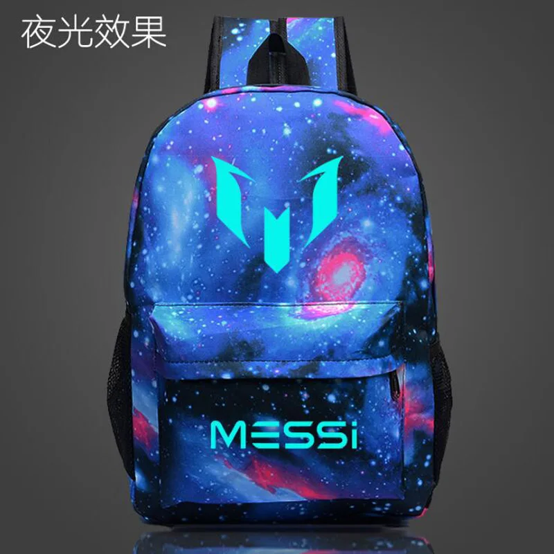 Logo Messi Backpack Bag Men Boys Barcelona Travel Bag Teenagers School Gift Kids Bagpack Mochila Bolsas Escolar