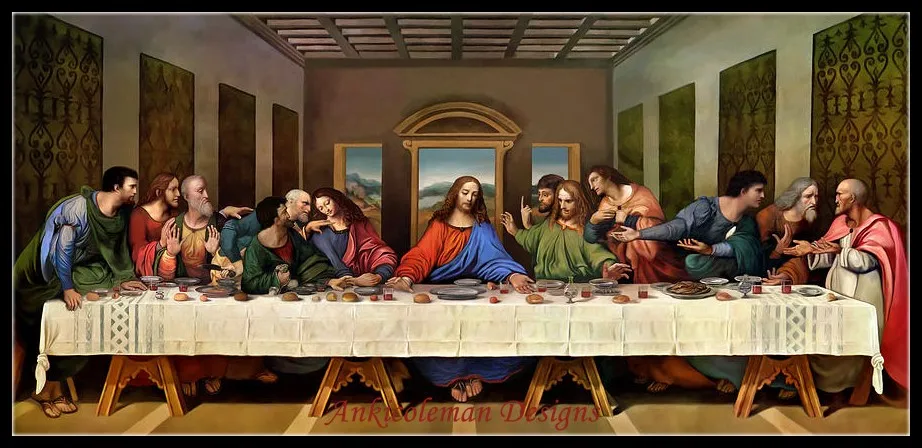 Needlework for embroidery DIY DMC High Quality - Counted Cross Stitch Kits 14 ct Oil painting - The Last Supper