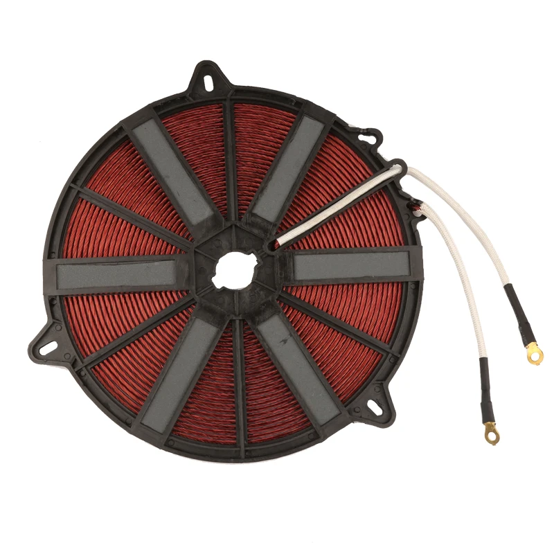 2000W 195mm Induction Heat Coil - Enamelled Aluminium Wire Induction Heating Panel for Induction Cooker Accessory