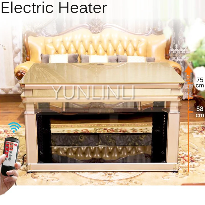 Electric Heater Houeshold Multifunction Air warm & Colthes Drying Heater Remote Control & Touch Screen Elevating MF-PC-17E