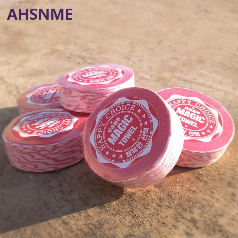 

AHSNME 100 шт. большое спрессованное полотенце 35*55 см (17 г), одноразовое полотенце для путешествий из 100% хлопка, индивидуальная упаковка