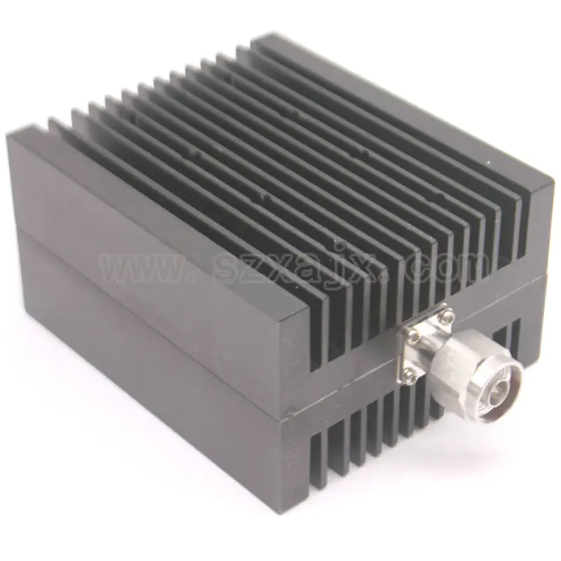 JX High power RF attenuator N male to N female 100W DC-3G-XDB(X:30DB) Heat sinks Free shipping