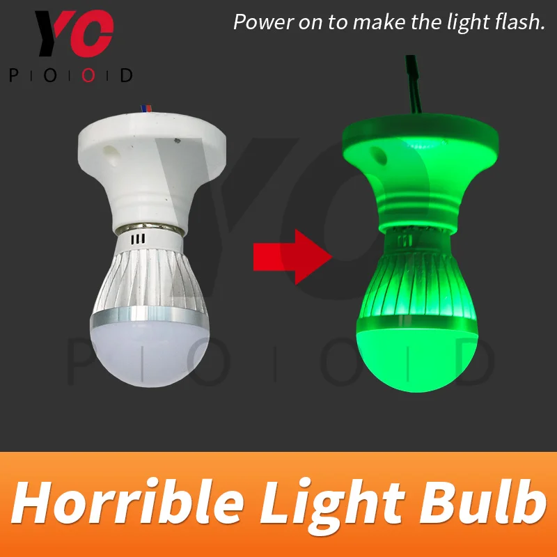 Horrible Light Bulb Real life Escape Room Game prop make the horrible atmosphere in the certain theme chamber supplier YOPOOD