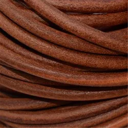 2m/lot 4mm 5mm 6mm 8mm Round Natural Genuine Cow Leather Cord Bracelet Necklace Findings Leather Rope String Diy Jewelry Making