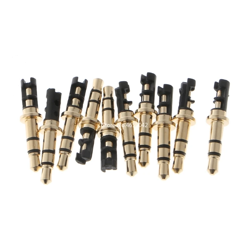 20 Pcs 3.5mm 3 Kutup Erkek Tak Lehim Kulaklık kulaklık Ses adaptör jak