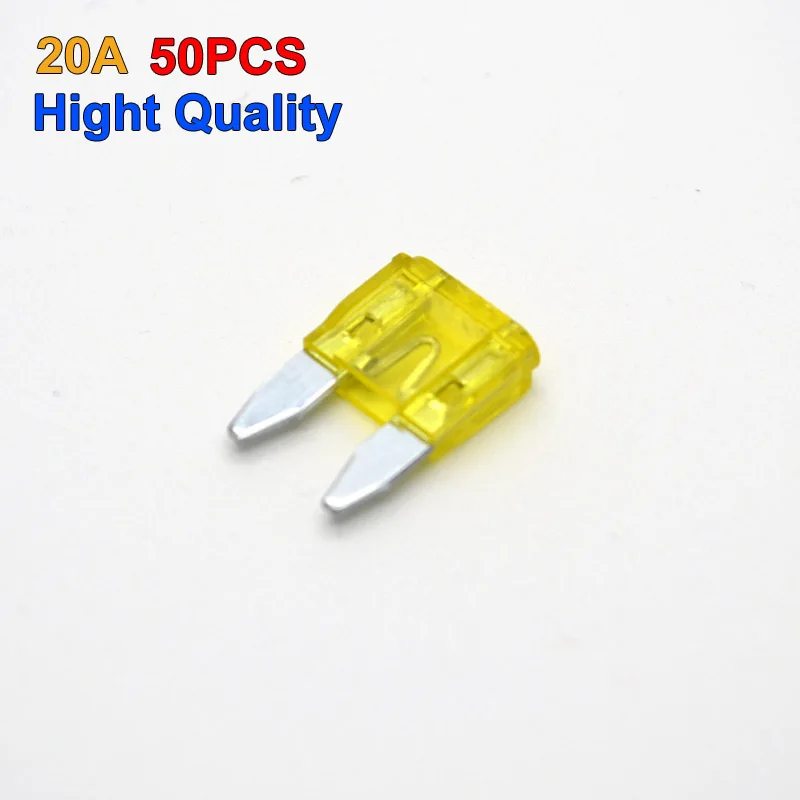 20Amp New  50Pcs/Lot Small Type Auto Car Fuses Blade