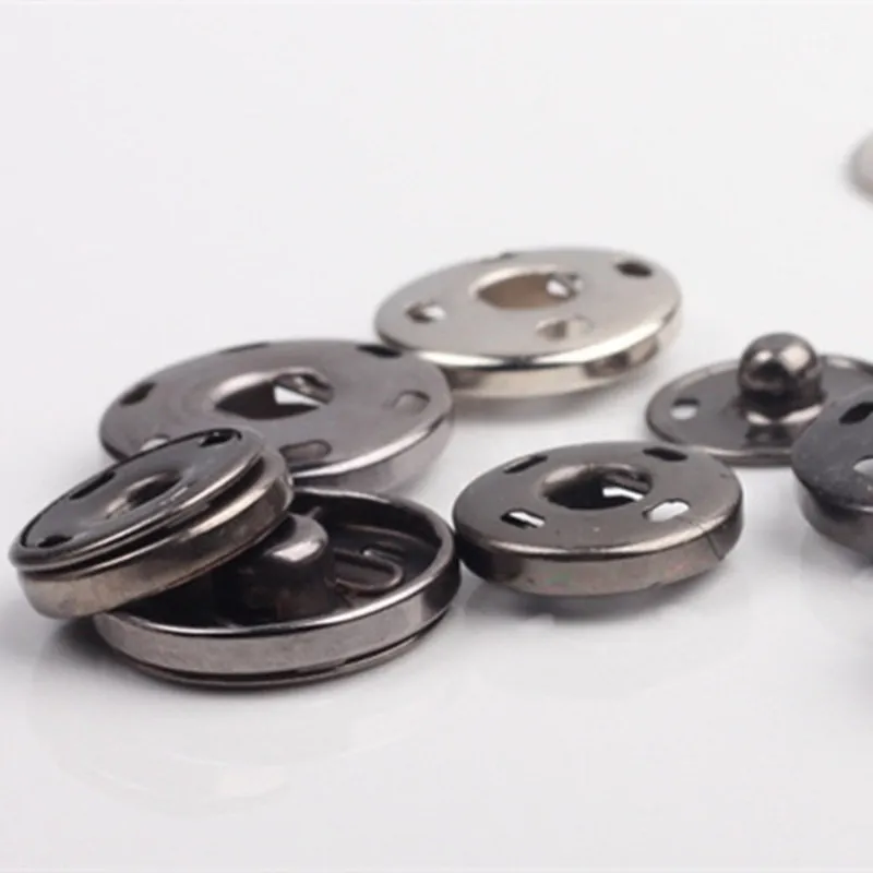 50set Pack Metal Press Studs Sewing Button Snap Fasteners Sewing Leather Craft Clothes Bags8.5mm,10mm,12mm,15mm,17mm19mm,21mm, image 2