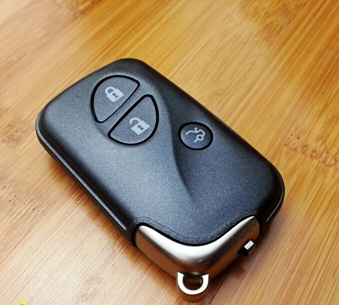 

3 Buttons Smart Card Remote Key Shell Case For Lexus IS200 ES350 ES240 LS460 Fob Key Cover 5PCS/lot