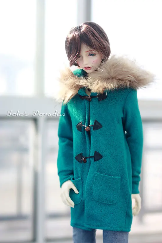 1/3 scale BJD clothes accessories Fur collar Hooded coat for BJD/SD doll clothing,Not included doll,shoes,wig,and other 1193