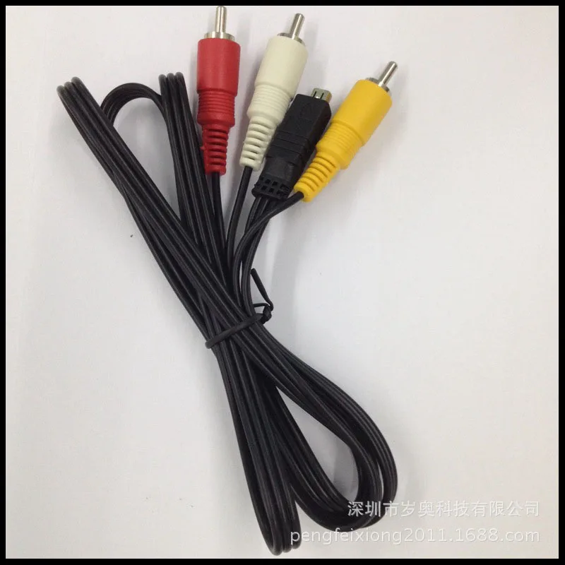 10pcs VMC-15FS RCA to 10Pin Pure Copper Material A/V Cable for Sony Camera