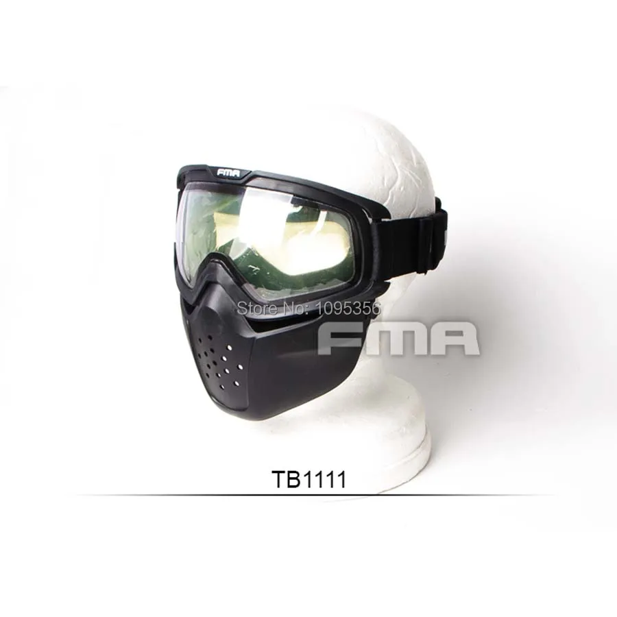 Outdoor FMA  Separate Strengthen Anti-fog Protective Goggle Mask TB1111