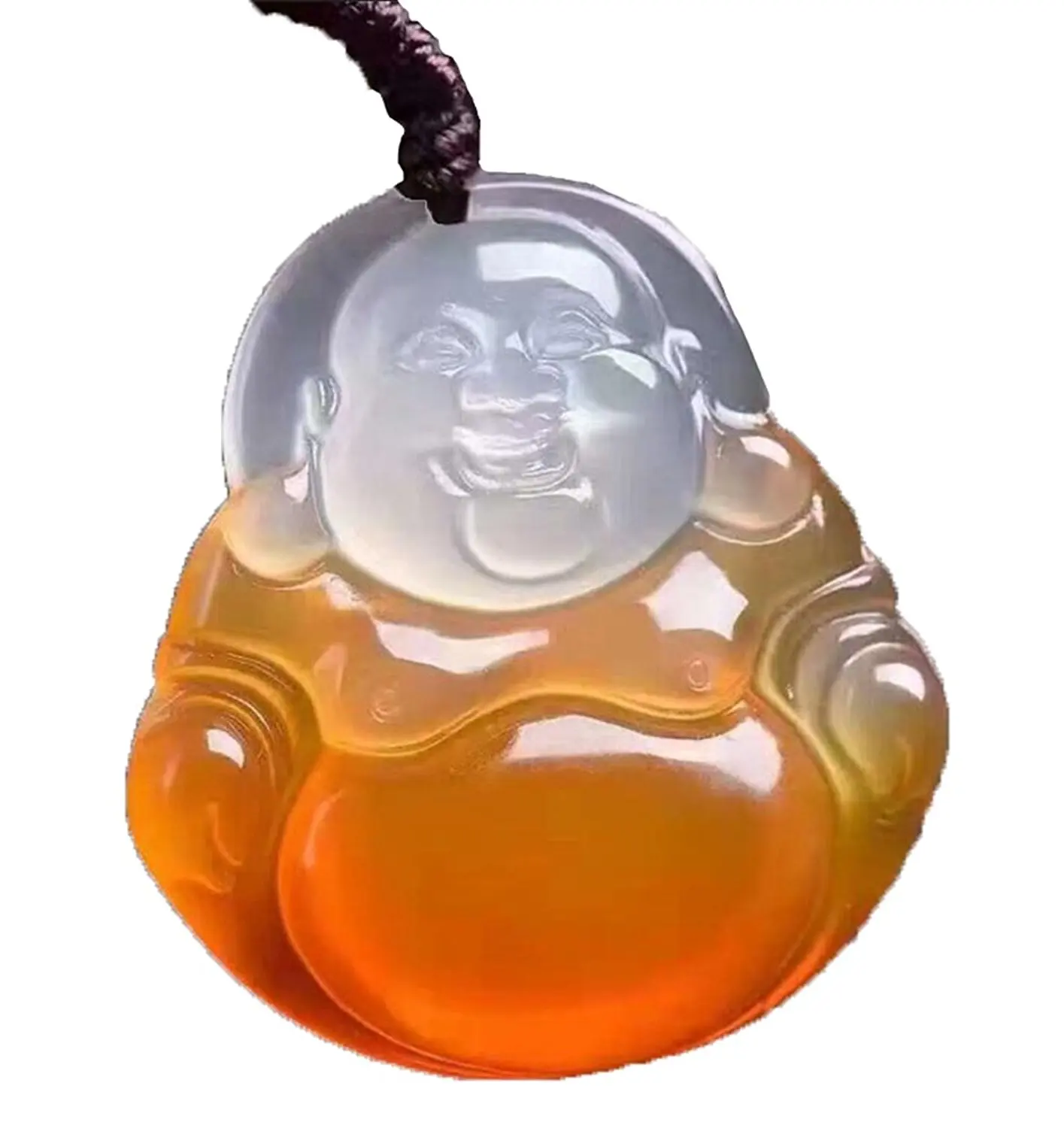 

Natural Agate Boutique Crafted Handmade Buddha Pendant Bringing Wealth And Good Luck Pendant Necklace Wholesale