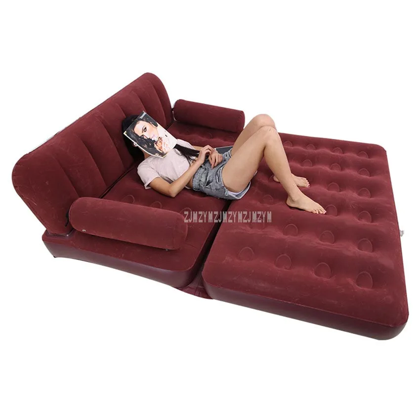 Multifunctional Portable Air Inflatable Sofa Bed Outddor Furniture Home Bedroom Garden Sofa for 2 Person With Air Pump YT-142