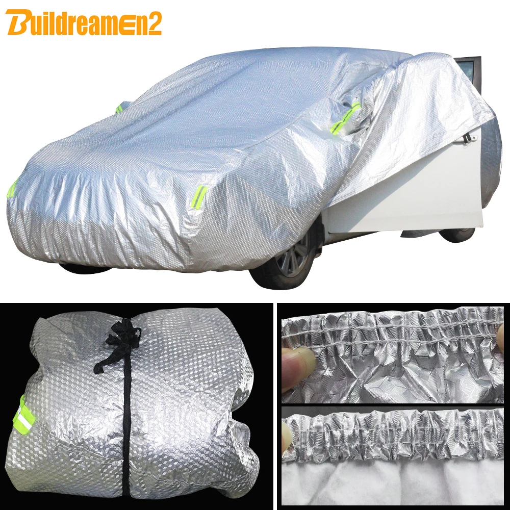 Buildremen2 Full Car Cover Waterproof Sun Rain Snow Hail Resistant Thick Auto Cover For Citroen C1 C2 C3 C4 C5 C6 C8 DS3 DS4 DS5