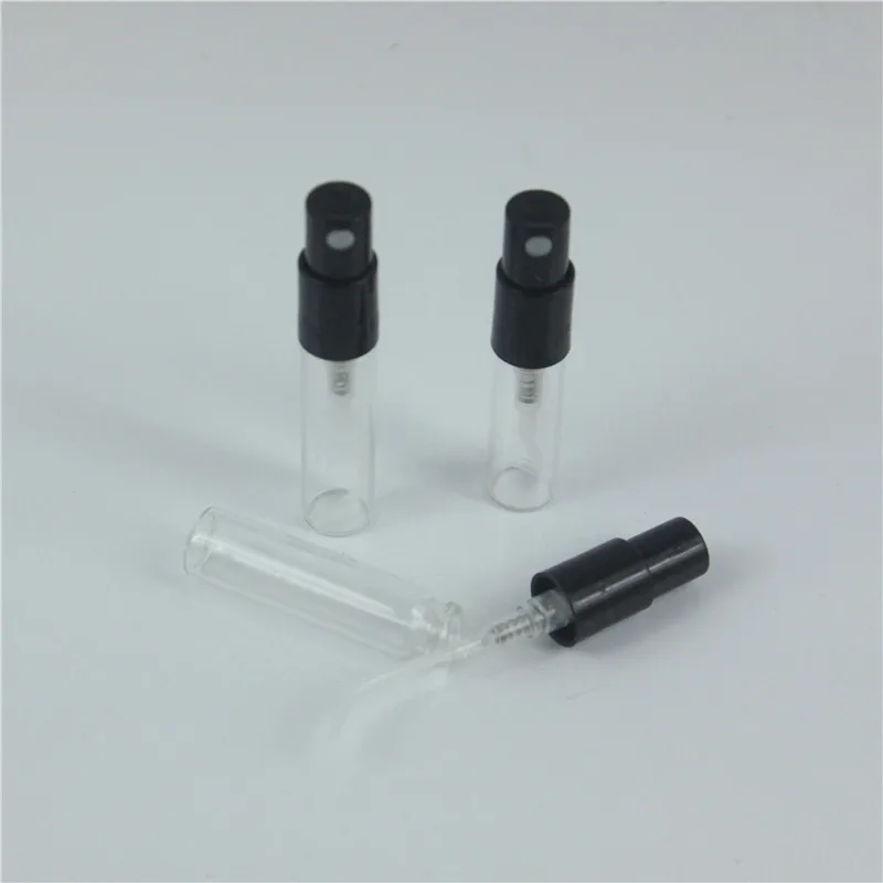 50pcs/lot 2ml&3ml Mini Glass Parfum Bottle Sample Scents Spray Bottle Refillable Fragrance Atomizer Glass Perfume Bottle Vials