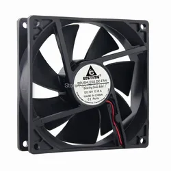 Gdstime 92mm x 25mm DC 12V 2Pin Ball Bearing Computer Cooling Fan for PC Case CPU Cooler