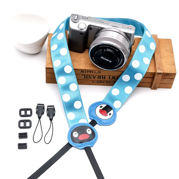 Lovely penguin Camera Neck Strap Camera Belt Protective Strap For Canon Nikon Sony Pentax Fujifilm Samsung Panasonic Leica