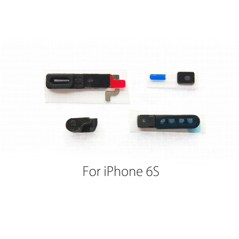 Aocarmo Full Set Dust Net Ear Speaker Loudspeaker Mic Mesh With Adhesive For iPhone 5 5S 6 6P 6S 6SP 7 7P 8 8P X