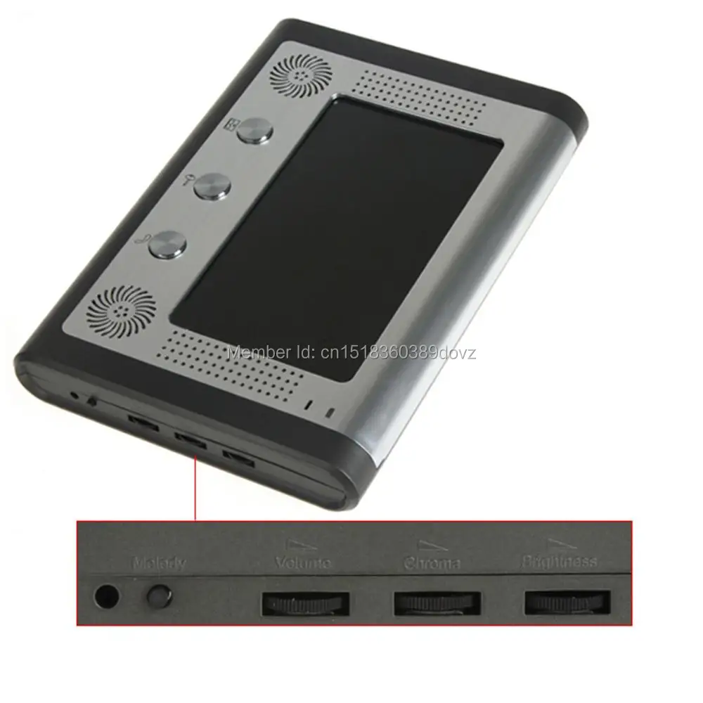 SYSD Video Intercom for Home Outdoor Door Phone with Screen 7 Inch Monitor Street Doorbell Call open unlock