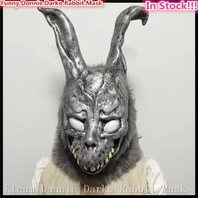 Halloween Party Cosplay Animal Full head Carnival Mask Scary Donnie Darko Rabbit Mask Horror Ghost Rabbit Zombie Mask in stock