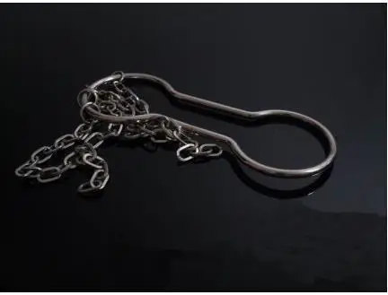 Chain Shackle Escape,Handcuff Escape Silver Stage Magic Props Illusions Close-Up Street Classic Magia(Gold out of stock)