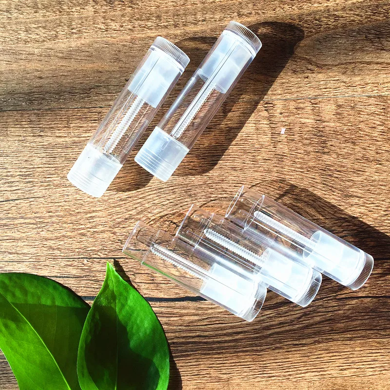 

5g Clear Empty Lipstick Tubes DIY Lipstick Container Lip Gloss Bottle Classical Lip Rouge Cosmetic Packing