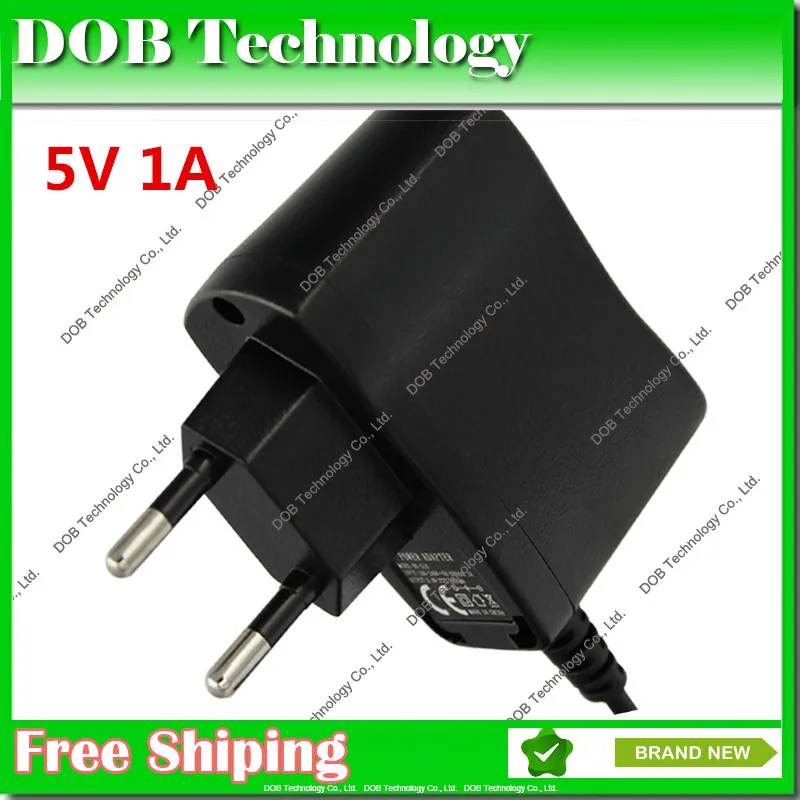 

10pcs/lot universal power supply adapter for 5v 1a 1000mA EU plug dc connector 3.5*1.35mm TV box used