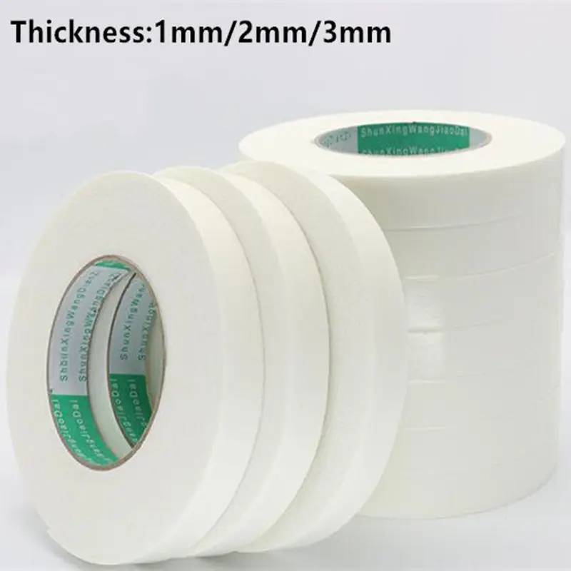 

White Super Strong Double Faced Adhesive Tape Foam Double Sided Tape Self Adhesive Pad For Mounting Fixing Pad Sticky