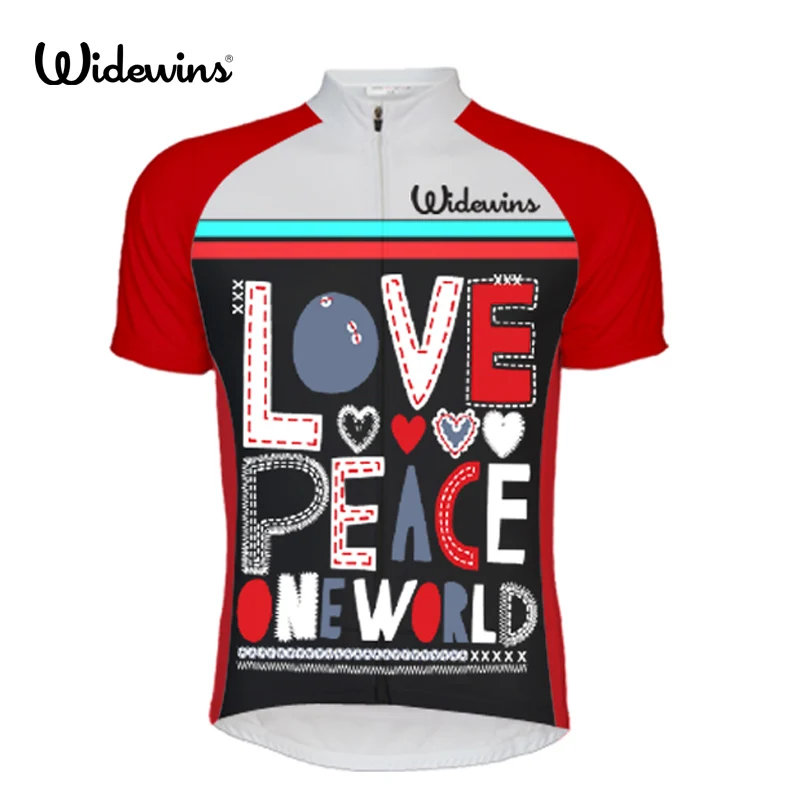 

love peace oneworld team sportswear Cycling jersey short sleeve MBT bike t-shirt tops for cycling sports Ropa Ciclismo 5810