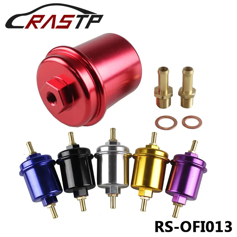 RASTP-High Quality Universal Aluminum High Flow Performance Fuel Filter Washable Filter RS-OFI013