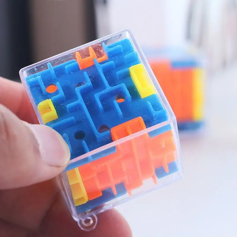 New Maze Magic Cube Puzzle 3D Mini Speed Cube Labyrinth Rolling Ball Toys Puzzle Game Learning Toys For Children