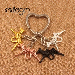 Cute Basenji Dog Animal Purse Handbag Charm Handmade Pendant Keychain For Bag Car Women Men Girls Boys Love Jewelry K100